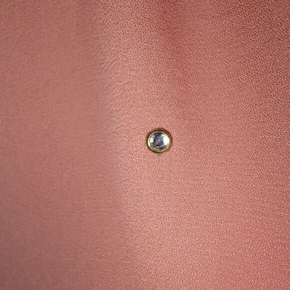 A.n.a A New Approach Peach Rhinestone Blouse Top Size 2x - Picture 3 of 8